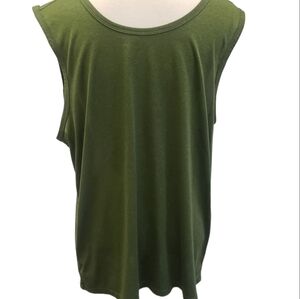 Z by Zella Green Training Muscle Tank Top Solid Mens